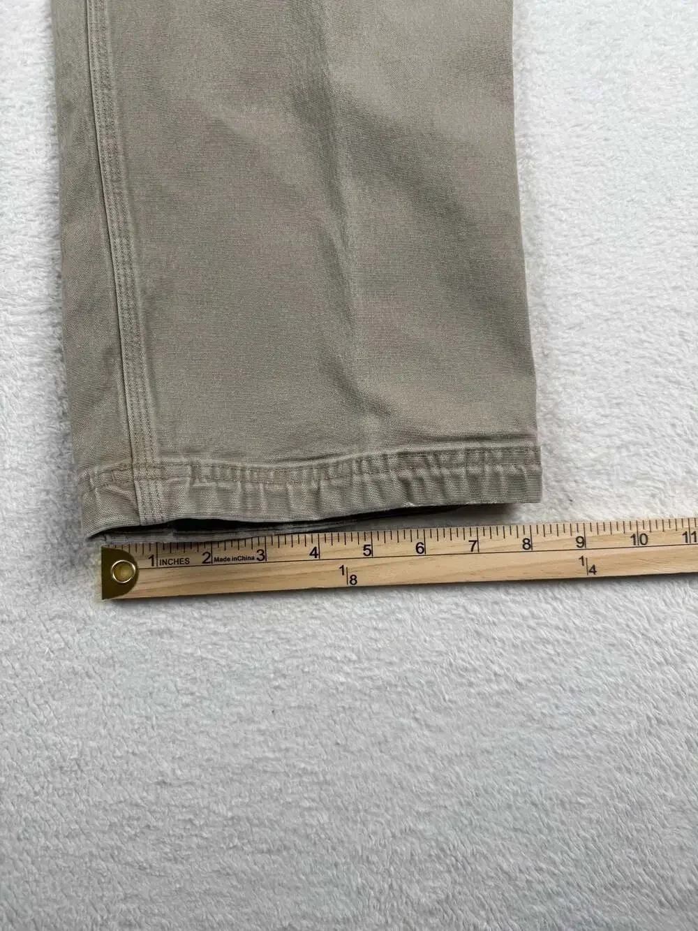 Duluth Trading Co. Flex Fire Hose Standard Fit Work Pants Tan 36x32